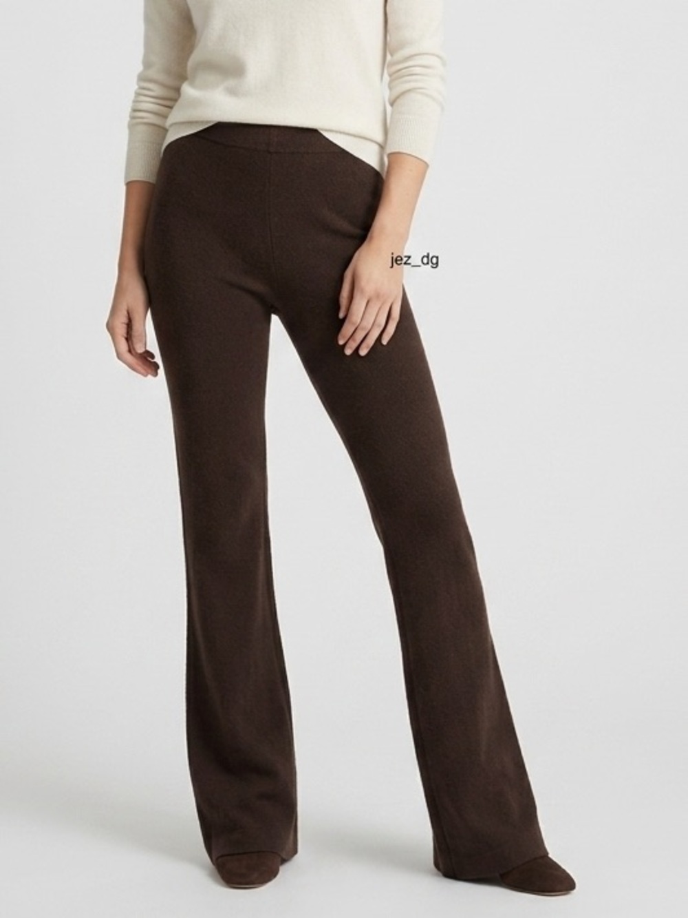 G112 LAURIE B Cotton Knit Pants